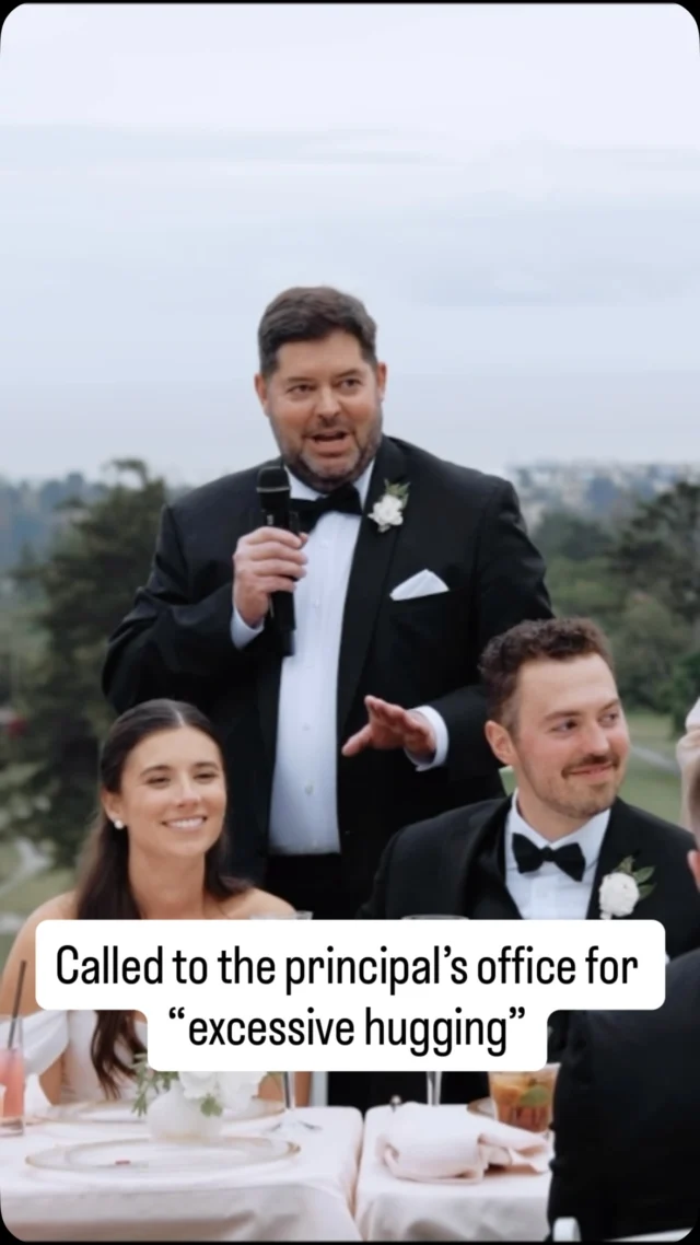 🥂Called to the principal’s office for “excessive hugging.”🥂 

From 6th-grade warnings to his big day, some things never change. 

If you aren’t ready for a personal space invasion, seek shelter tonight! 

Tag your favorite hugger! 👇 

✨Dream team✨ 

Venue | @thehollinshouse 
Planner | @liaadamsevents 
Photo | @katherinerose.co 
Video | @theuncommonweddings 
Florist | @seascapeflowers 
DJ | @santacruzdjcompany 
Live Music | @allieviolist 
Hair + Makeup | @malinahairandmua 
Cake | @edithmeyerweddingcakes 
Stationery | @heartpapersoul 
Transportation | @salslimousineservice 
Catering | @thehollinshouse 
Bar & Beverage | @thehollinshouse 

#santacruzwedding #santacruzbride #santacruzvenue #hollinshouse #holycrosssantacruz