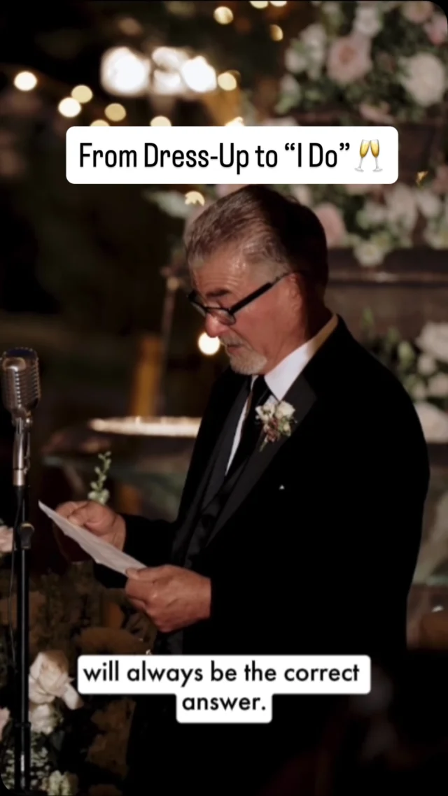 From Dress-Up to “I Do” 🥂

One minute she’s playing dress-up, the next she’s walking down the aisle. 

The room went still when this father caught his breath mid-speech, only for his daughter to step in and cheer him on.

Drop a ❤️ if you feel this!

Venue | @wolfeheightsestates
Photographer | @mrsallisonupchurch
Video | @theuncommonweddings
Wedding Planner | @dragonflyeventsco
Makeup Artist | @makeup_bysusie
DJ | @function45dj
Florals | @the.blonde.rose

#sacramentowedding #sacramentobride #sacramentogroom #wolfeheights #wolfeheightswinery